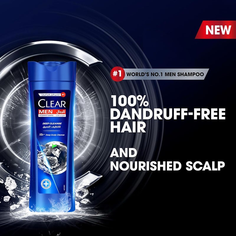 CLEAR Men Deep Cleanse Anti-Dandruff Shampoo 350 ML - Image 3