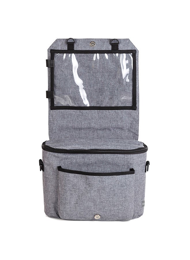 dreambaby - 3-in-1 Travel Bag - Baby Changing Bag, Stroller Bag, Car Back Seat Organiser - Grey - Image 1