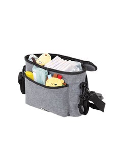 dreambaby 3-in-1 Travel Bag - Baby Changing Bag, Stroller Bag, Car Back Seat Organiser - Grey  - Image 4