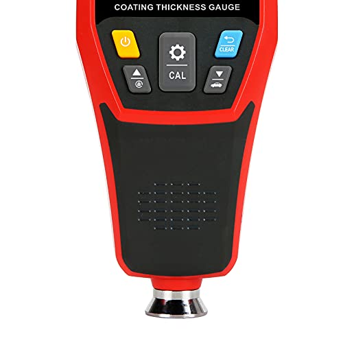 UNI-T Coating Thickness Gauge UT343D, Automotive Coating Paint Thickness Tester, Car Painting Depth Gauge for Used Car Buyer, Resolution 0.1um, F/NF Automatic Detection, um/mil, Auto Off - Image 4