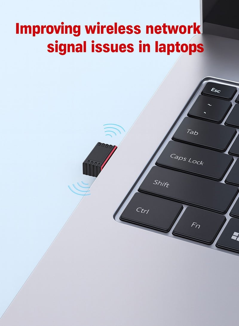 USB Wireless WiFi Adapter 300Mbps Usb 2.0 LAN Internet Network Adapter Receiver - Image 3