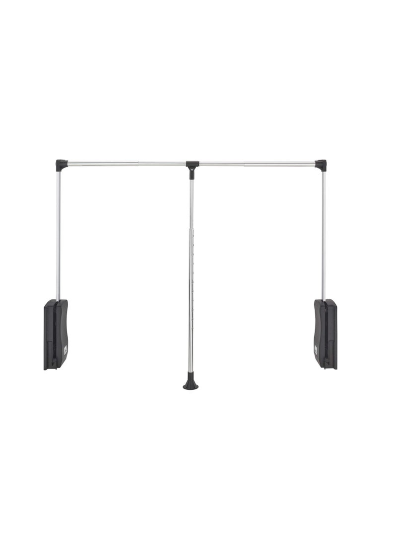 Rev-A-Shelf RevAShelf 3548 Pull Down Adjustable Side Mounted Closet Rod for KitchenBathroom Cabinets wTelescoping Handle  Hardware Chrome CPDR3548 
