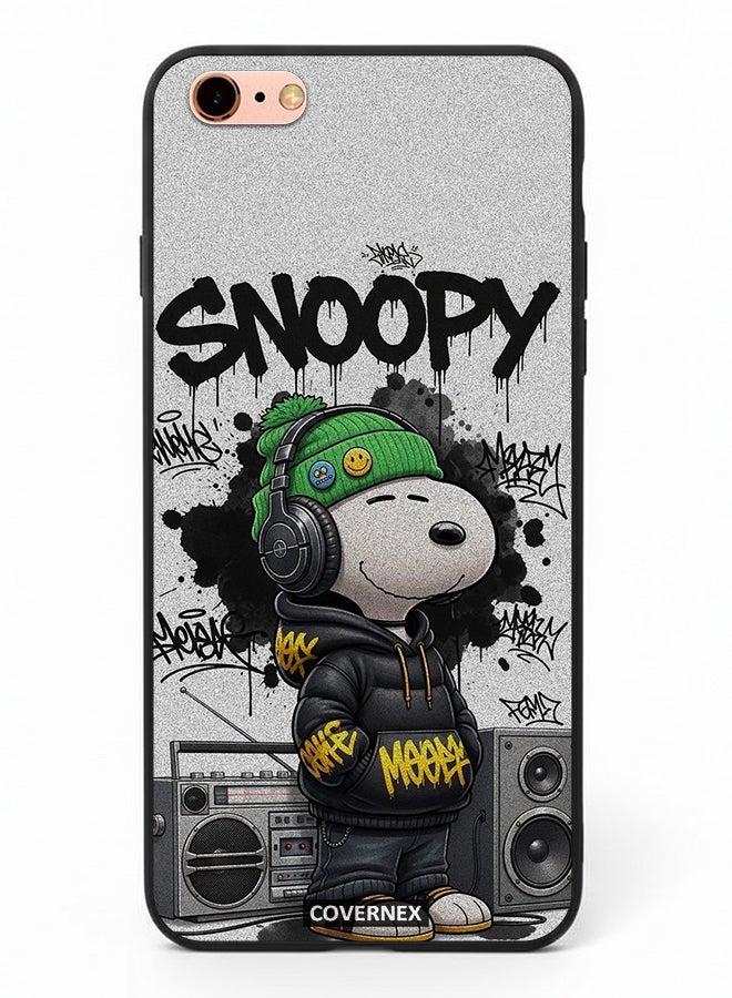 Covernex Apple iPhone 6 Plus Protective Case Cover Printed Featuring Hip Hop Snoopy - Image 2