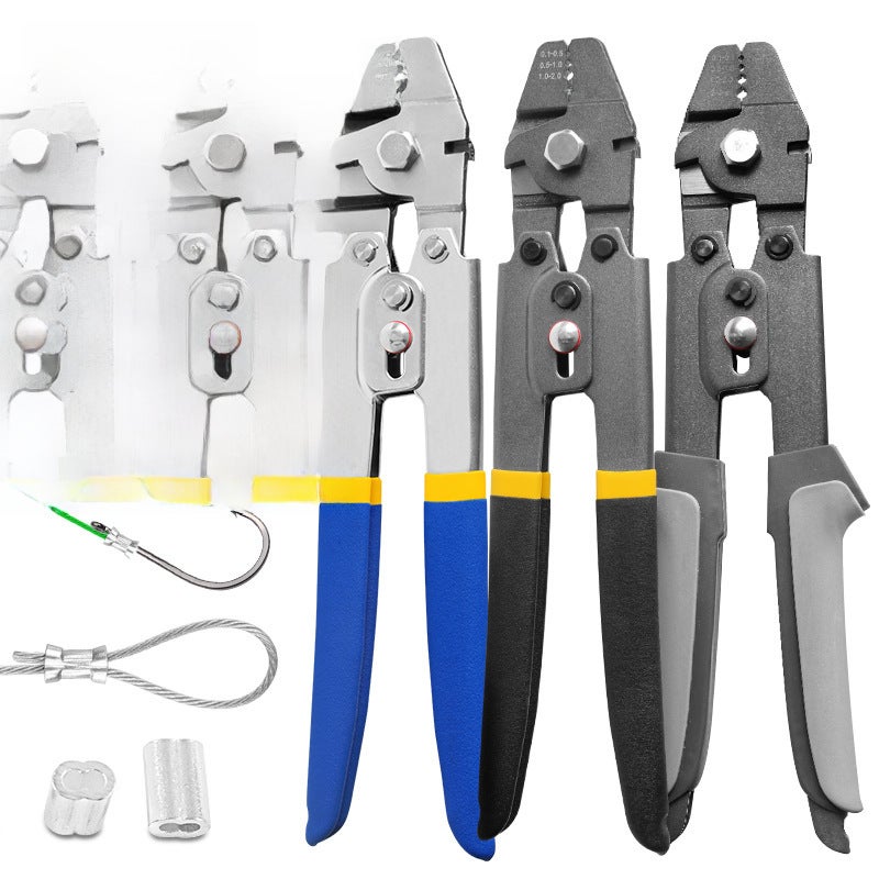8-Shaped Aluminum Sleeve Pliers, Wire Rope, Aluminum Bundle, Aluminum Chuck, Aluminum Buckle, Wire Cutting Crimping Pliers, Anchor Hook, Sea Fishing Line Pliers(FSH-Y10S) - Image 2