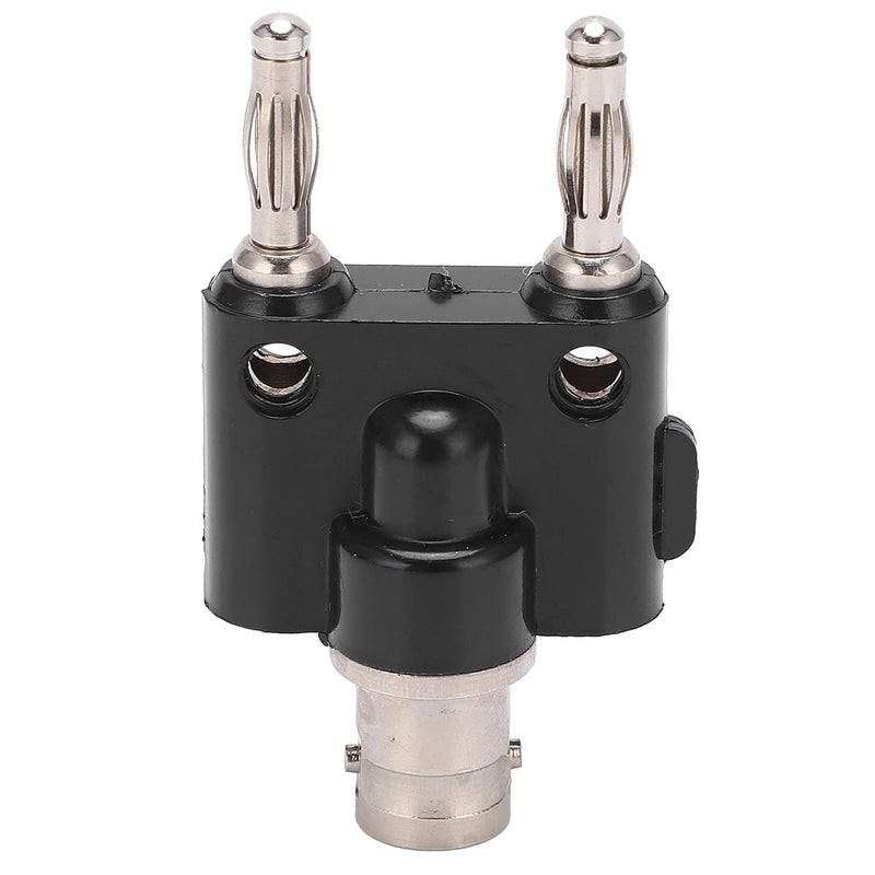BNC Female To Banana Plug Adapter Copper ABS Connector For Oscilloscope Test Equipment - Image 1