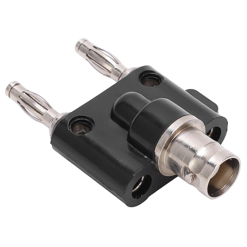 BNC Female To Banana Plug Adapter Copper ABS Connector For Oscilloscope Test Equipment - Image 3