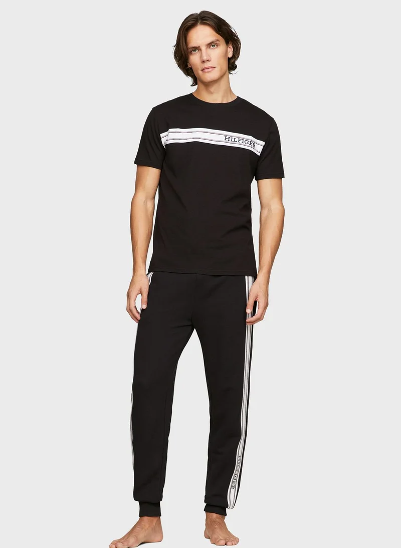 TOMMY HILFIGER Striped Crew Neck T-Shirt