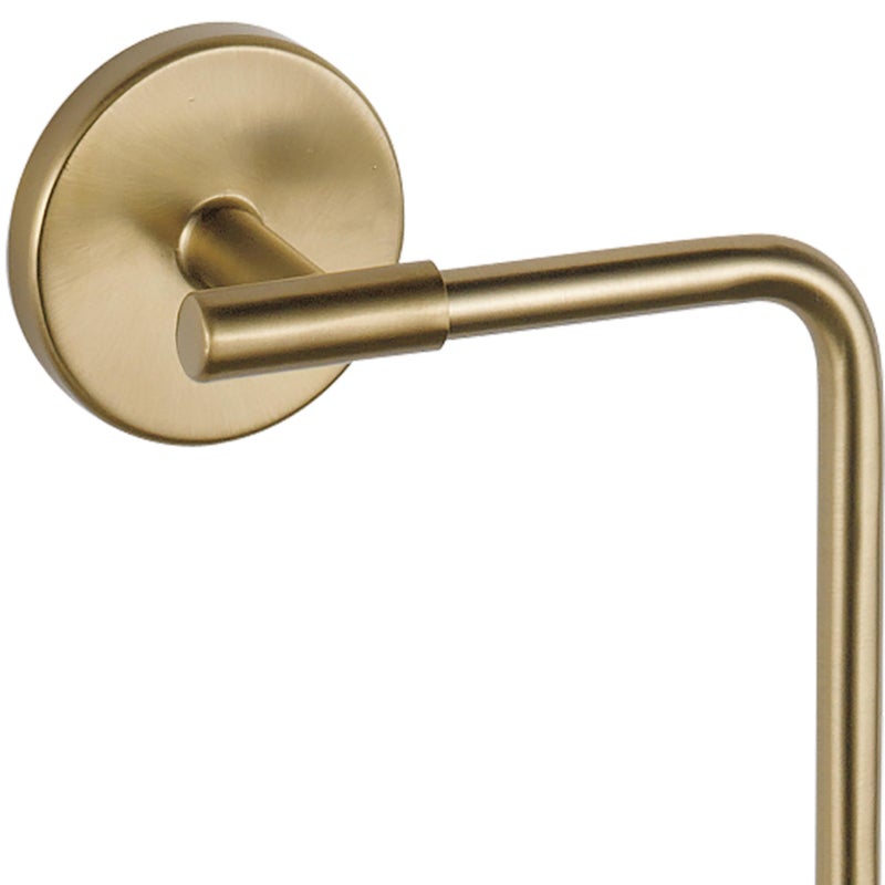 Delta Trinsic (1-Pack) Hand Towel Holder Champagne Bronze Towel Racks for Bathroom Wall Square Towel Ring Holder for Bath Towel Hanger for Kitchen, Bathroom Accessories 759460-CZ - Image 5