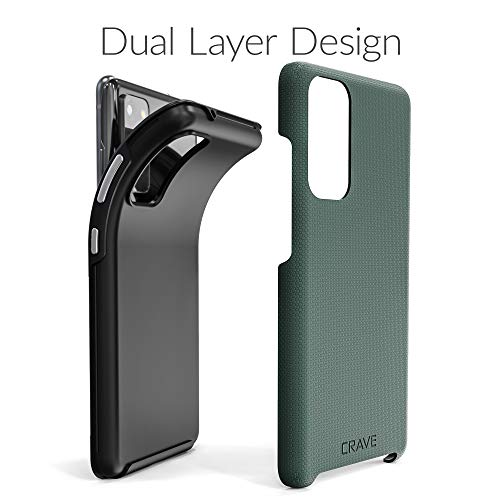 Crave Dual Guard for Samsung Galaxy S20 FE Case, Shockproof Protection Dual Layer Case for Samsung Galaxy S20 FE, S20 FE 5G - Forest Green - Image 4