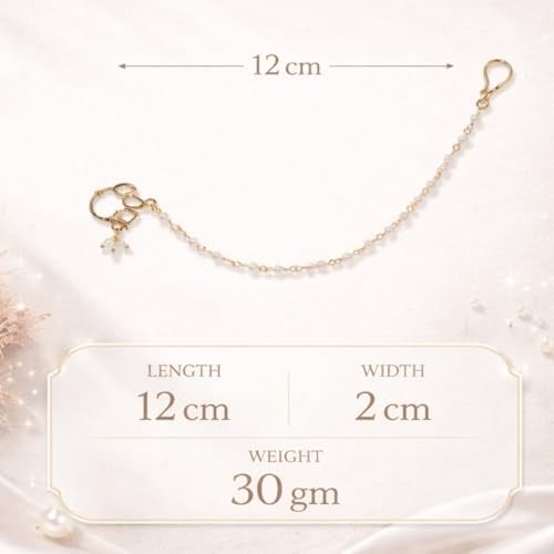 ACCESSHER Gold Plated Traditional & Ethnic Kundan Embellished Clip-On Nose Ring/Non-Piercing Nose Pin/Nathani for Women, 30 g, Pack of 1 (Nose Ring 2) - Image 5