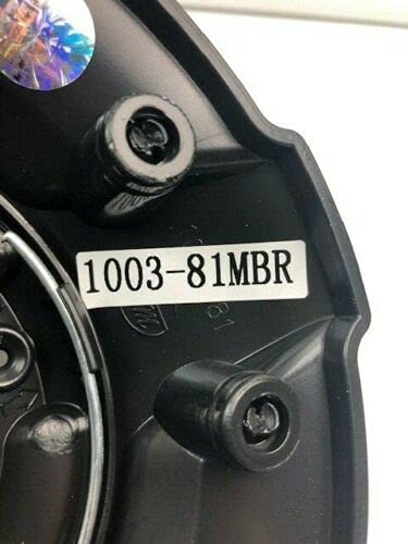 Fuel Offroad عجلات فويل 1003-81MBR باللون الأسود غير اللامع مع غطاء مركز مزود بمسامير سوداء - Image 3
