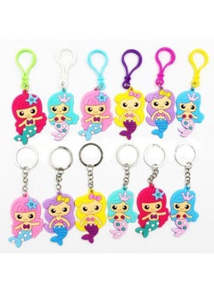 Generic Mermaid Keychain 4 PCS  - Image 1