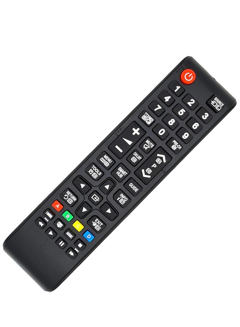 PopZa Replacement Remote Control for Samsung TV UE46F6470SSXZG UE46F6500 UE46F6500SB UE46F6500SS UE46F6500SSXZG UE46F6510 with Battery - Image 3