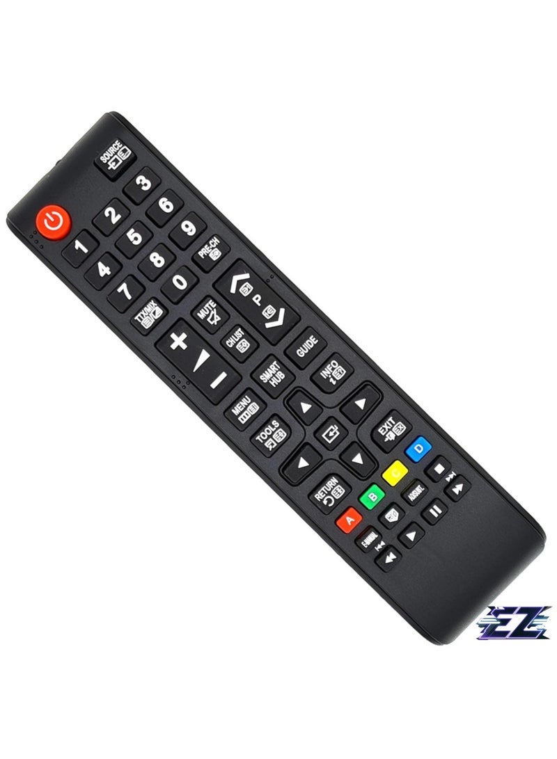 PopZa Replacement Remote Control for Samsung TV UE46F6470SSXZG UE46F6500 UE46F6500SB UE46F6500SS UE46F6500SSXZG UE46F6510 with Battery - Image 2
