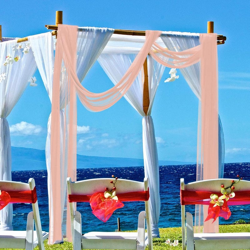 Daily universal pick VOSAREA Wedding Arch Draping Fabric for Elegant Ceremony Sheer Backdrop Curtain Drape for Weddings Engagements and Parties Light Dense area priority deliver Comfort grip Cross product compatible Multi-goal comprehensive design Market mainstream color picks Protective coating Long lifespan Multi-use well optimized build Fast intercity distribution Consistent steady quality Versatile application Extra part combo compatible Practical experience crafted Stackable design Single & bulk use compatible Main road full logistics cover Locally packed stock All-item matching trendy build Varied size selections Multi-color available build Proper storage environment Repeated detach compatible build All usage compatible Long term heavy use compatible - Image 3