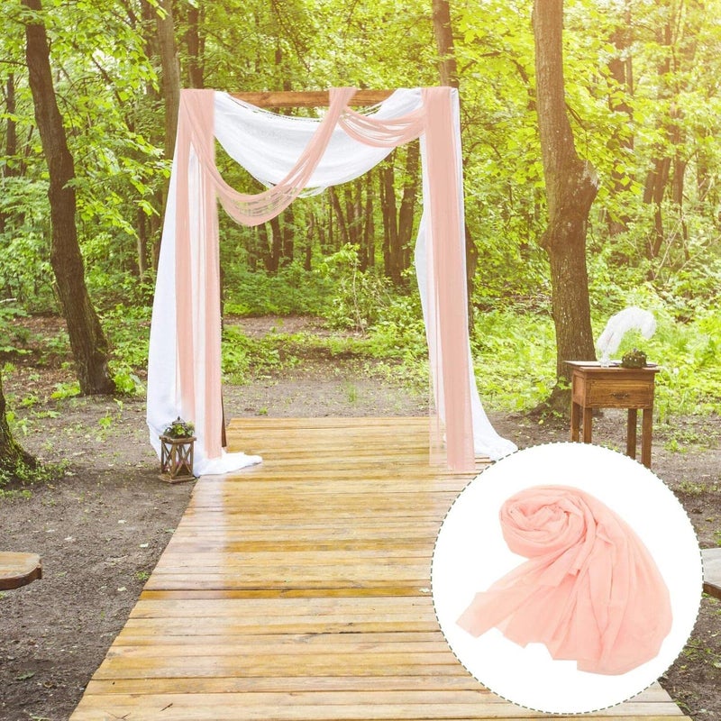 Daily universal pick VOSAREA Wedding Arch Draping Fabric for Elegant Ceremony Sheer Backdrop Curtain Drape for Weddings Engagements and Parties Light Dense area priority deliver Comfort grip Cross product compatible Multi-goal comprehensive design Market mainstream color picks Protective coating Long lifespan Multi-use well optimized build Fast intercity distribution Consistent steady quality Versatile application Extra part combo compatible Practical experience crafted Stackable design Single & bulk use compatible Main road full logistics cover Locally packed stock All-item matching trendy build Varied size selections Multi-color available build Proper storage environment Repeated detach compatible build All usage compatible Long term heavy use compatible - Image 5