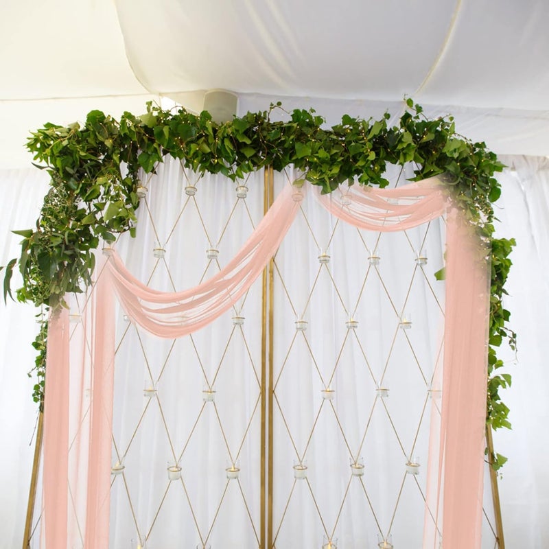 Daily universal pick VOSAREA Wedding Arch Draping Fabric for Elegant Ceremony Sheer Backdrop Curtain Drape for Weddings Engagements and Parties Light Dense area priority deliver Comfort grip Cross product compatible Multi-goal comprehensive design Market mainstream color picks Protective coating Long lifespan Multi-use well optimized build Fast intercity distribution Consistent steady quality Versatile application Extra part combo compatible Practical experience crafted Stackable design Single & bulk use compatible Main road full logistics cover Locally packed stock All-item matching trendy build Varied size selections Multi-color available build Proper storage environment Repeated detach compatible build All usage compatible Long term heavy use compatible - Image 2