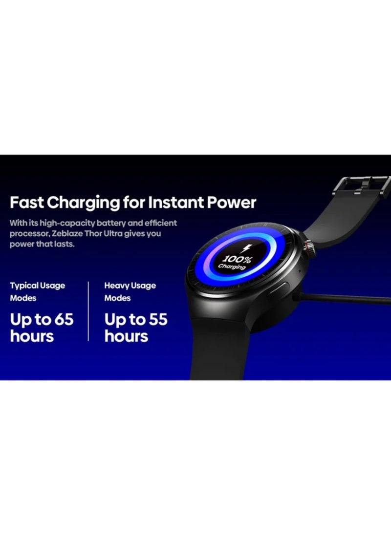 Zeblaze - Zeblaze Thor Ultra Android Smart Watch AMOLED Screen 4G Independent Network Built-in GPS 16GB Storage Google Play Android 8.1 - Image 1