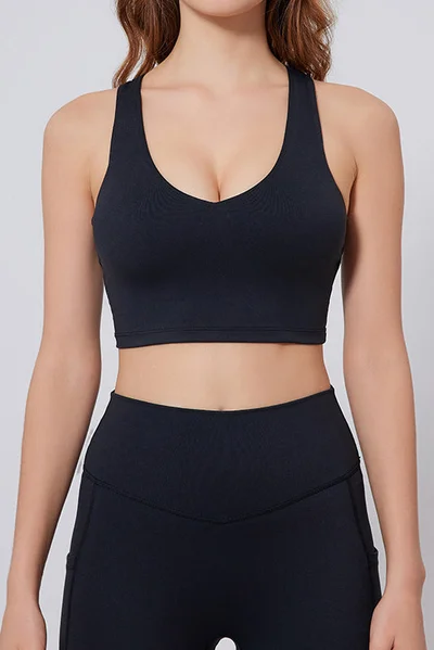 SVL SVL Active Aura Bra with Removable Pads Black