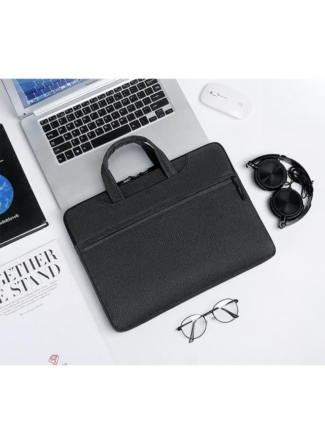 WAOKN Unisex 15.6 Inch Tablet Laptop Bag, Men's and Women's Portable iPad Bag Conference Briefcase Shoulder Bag Tote Bags Trolley Bag Handbag Crossbody Bag Sling Bag Side Bag Carry Bag  - Image 2