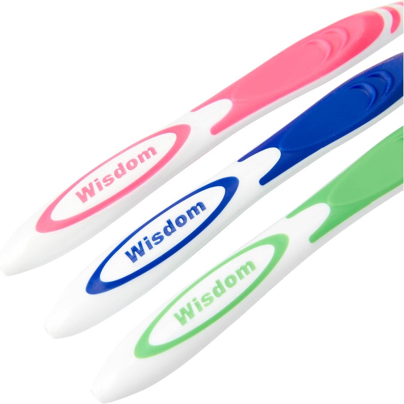 Wisdom Regular Fresh Plus Firm Toothbrushes Triple pack - Image 3