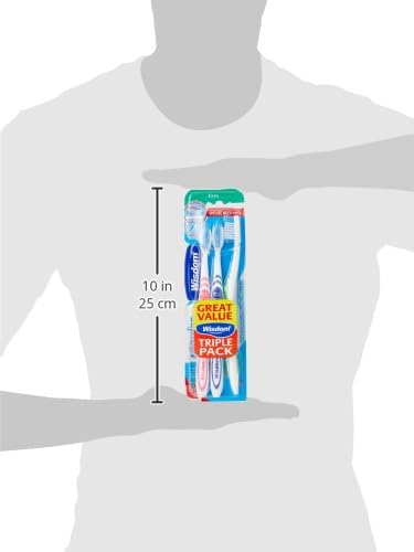 Wisdom Regular Fresh Plus Firm Toothbrushes Triple pack - Image 4