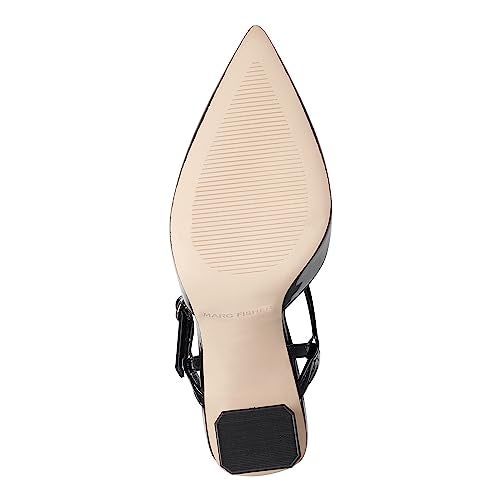 Marc Fisher Women's DOSTER Pump, Black 001, 5 - Image 4