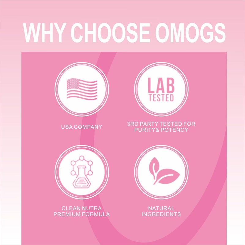 OMOGS Collagen Peptides CapsuleNaturally Sourced Hydrolyzed Collagen with prebiotic  Cranberry Extract  Hair Skin Nail Joint Digestive Health  Immune Support NonGMO 100 Capsule - Image 5