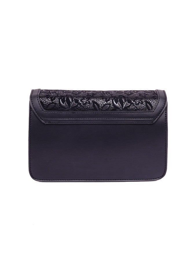 Lino Perros Black Textured Satchel - Image 4