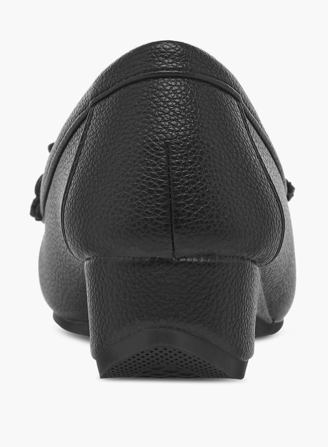 Paprika Women's Embossed Monogram Slip-On Loafers - Image 5