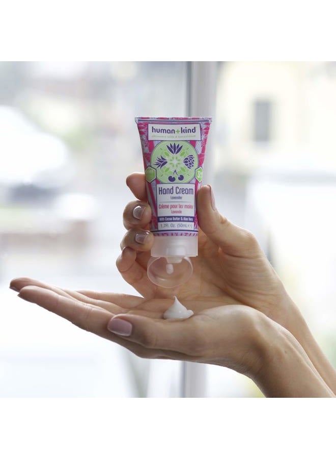 human kind Hand Cream | Nourishes and Hydrates Hands, Elbows, and Feet | Enriched with Moisturizing Avocado Oil and Shea Butter | Natural, Vegan Skin Care | Lavender Scent - 1.7 fl oz - Image 4