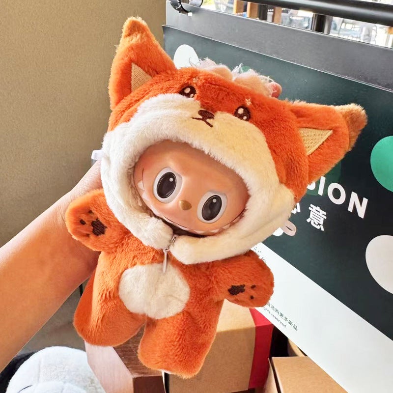 Labubu 1-3 Gen 10cm Doll Clothes Set - Animal Onesie - Image 4