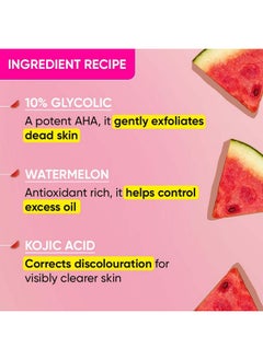 Dot & Key Watermelon 10% Glycolic Serum For Face Glowing, With Kojici | Targets Pigmentation & Dark Spots | Targets Dullness, Uneven Texture, Sebum & Excess Oil | Serum For Oily & Normal Skin | 30Ml  - Image 5