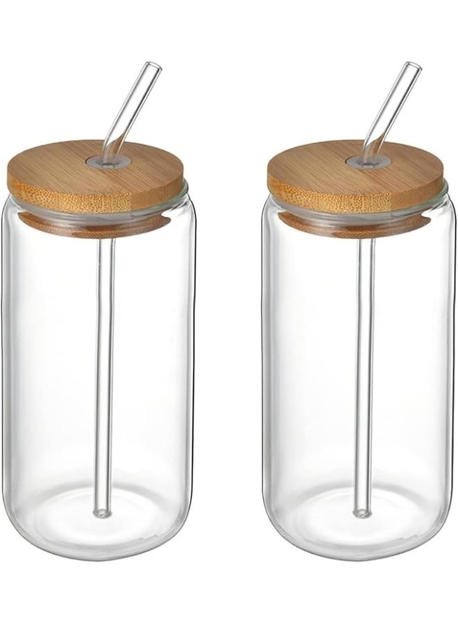 Glass Juice Cup with Bamboo Lid & Glass Straw – Stylish and Eco-Friendly - Image 5