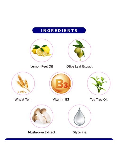W2 W2 Why Wait Lemon Face Spa Vitamin B3 Tea Tree Oil Olive Leaf Extract Reduce Dead Skin Cells Dark Spots Pigmentation and Dullness 135ml Pack  - Image 4