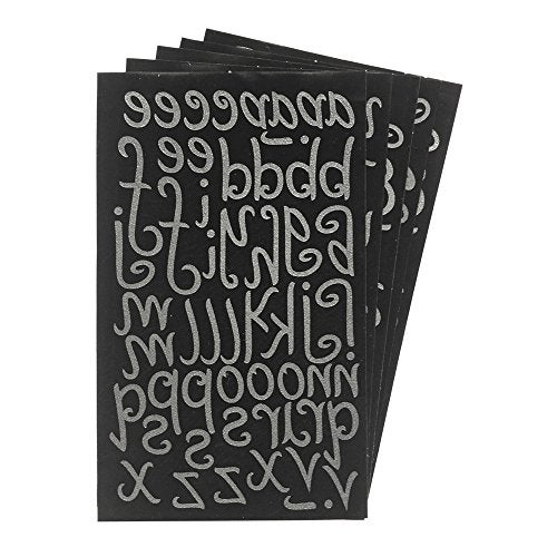 Magfok Iron on Transfer Letter 1.5 Inch Uppercase & Lowercase, 5 Sheet (Red) - Image 5