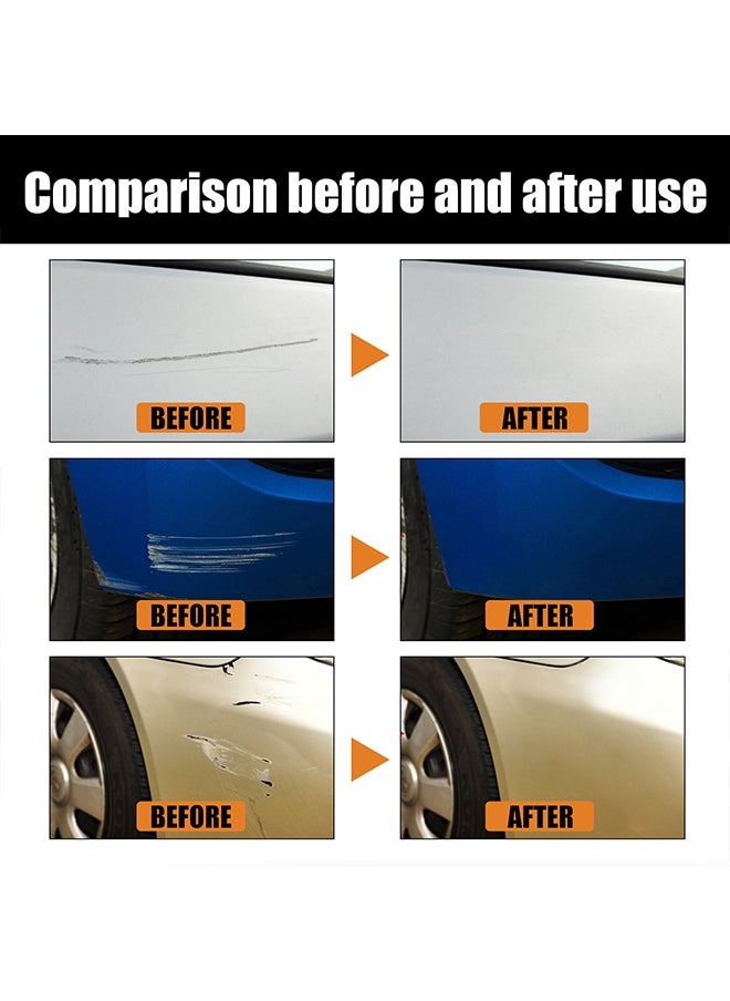 Car Scratch Removal Wax 120ml-Car Scratch Repair Paste, Car Scratch Repair Paste Polishing Wax, Premium Scratch Remover Kit with Wipe & Sponge for Vehicles for Deep Scratches