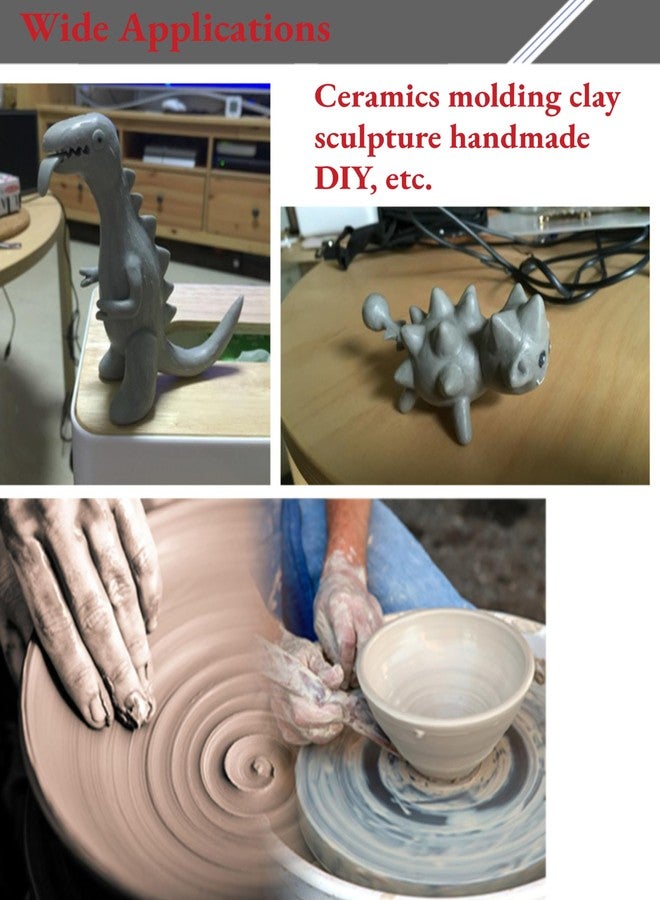 Bewinner Sculpting Tools,6Pcs Assorted Carving Clay Sculpting Hand Chisel Modeling Making Woodworking Process Tool for Paint, Foam Crafts,Art Projects, Sculpture - Image 5