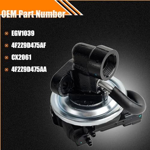 Quivimoro EGR Valve EGV1039 Fits for 2004-2007 Mercury Monterey, for 2004 F-ord Mustang, for 2004-2007 F-ord Freestar, for 2005-2008 F-ord F-150, EGR Valve Exhaust Gas Recirculation Valves Replace 4F2Z9D475AF - Image 3