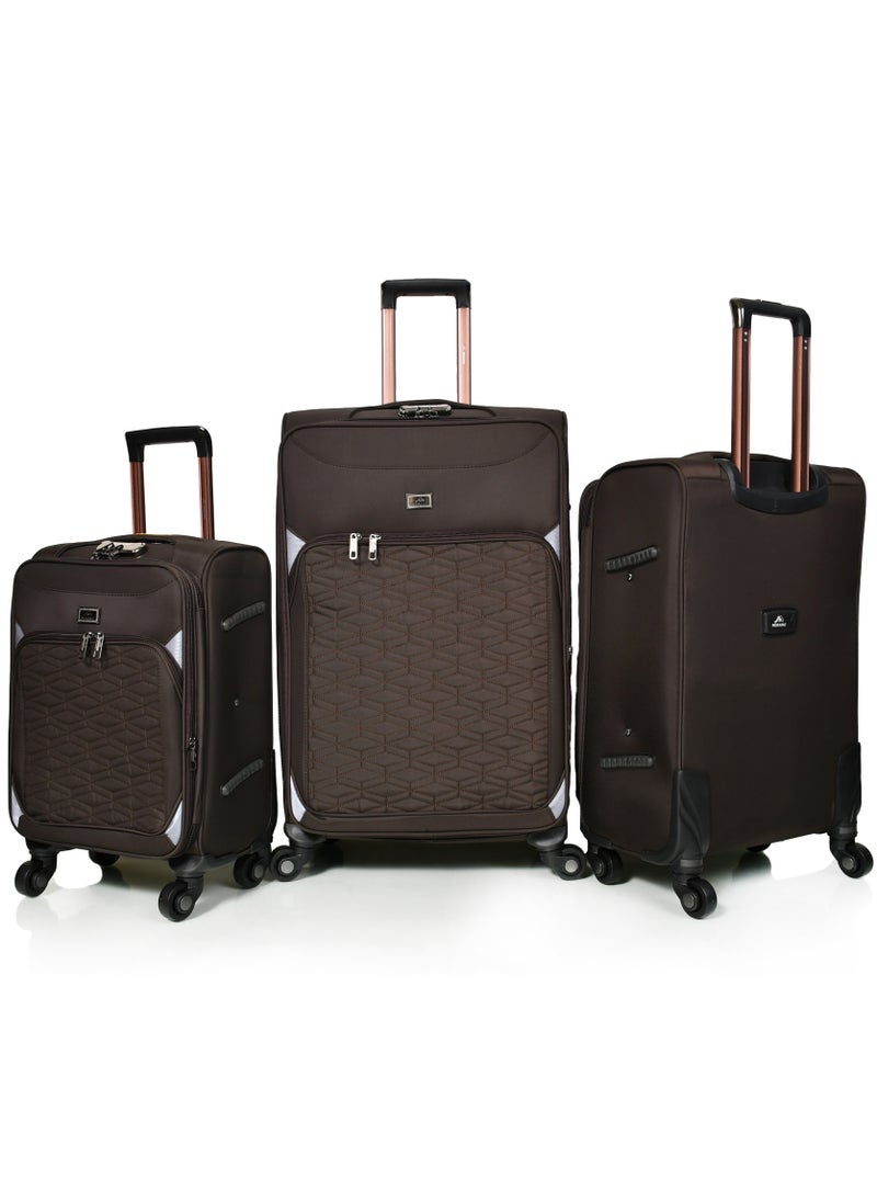 MORANO Morano Canvas Travel Bags set of 3 Pieces Size 28/24/20 inches  - Image 1