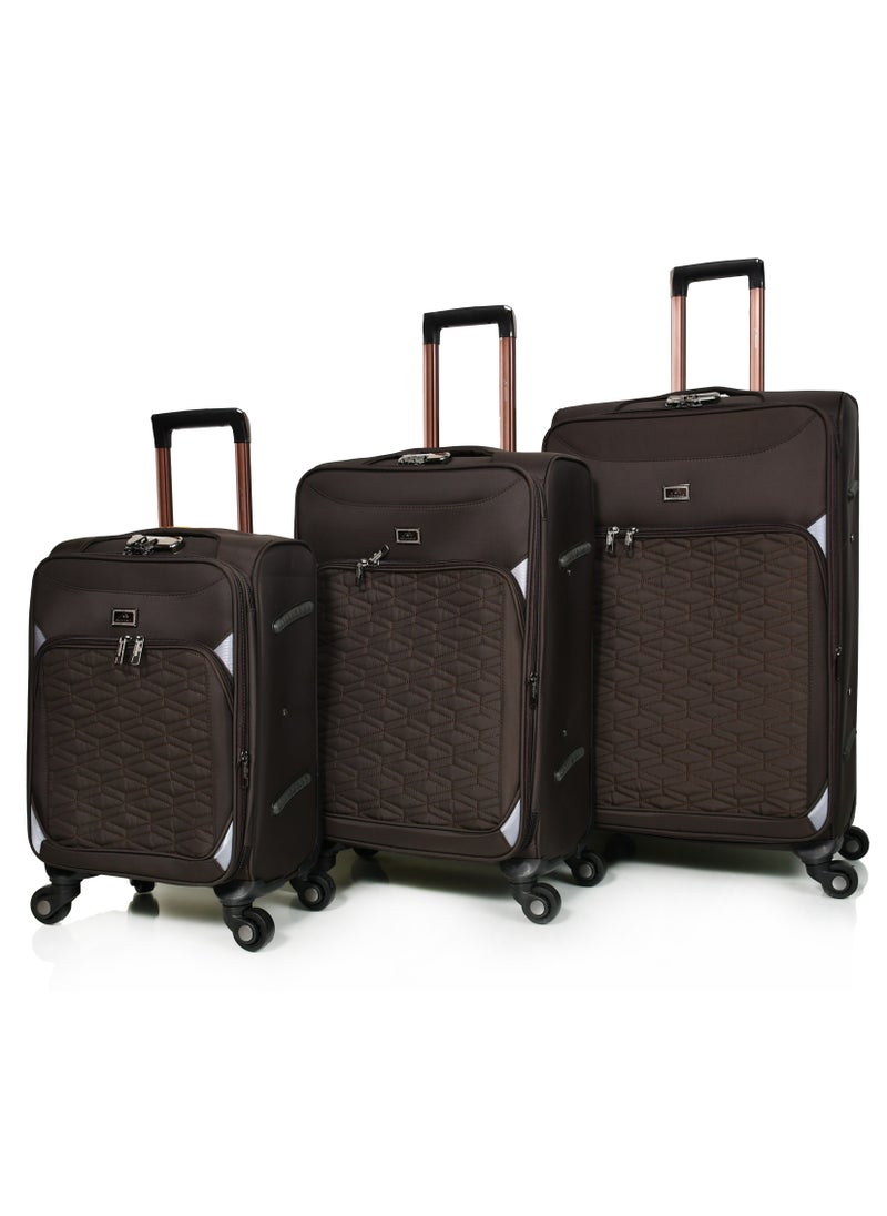 MORANO Morano Canvas Travel Bags set of 3 Pieces Size 28/24/20 inches  - Image 2
