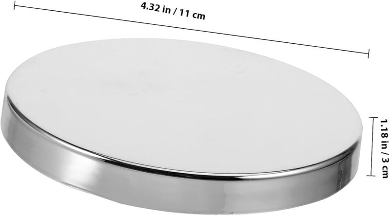 Silver Mannequin Head Stand Stable Display Support Accessory Easy Installation - Image 3