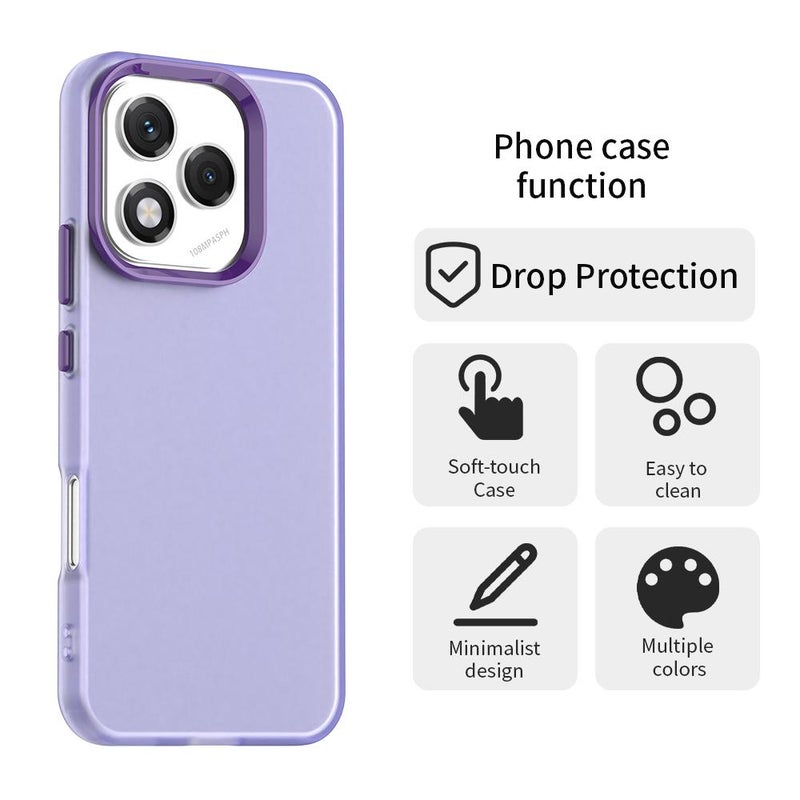 إيروريكس جراب هاتف For Honor 400 Lite Global Candy PC Hybrid TPU مقاوم للصدمات (أرجواني) - Image 5