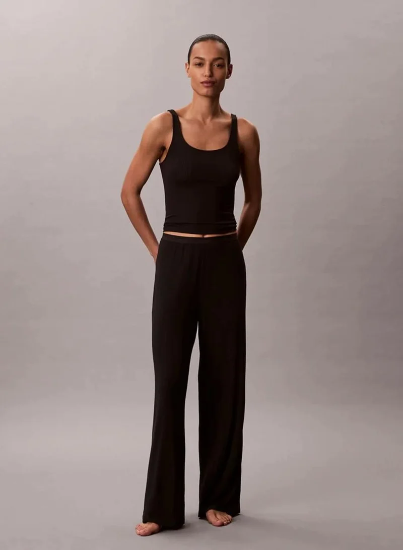 Calvin Klein Black Ultra Soft Modal Drop Needle Tank Top for Women | Best Price UAE