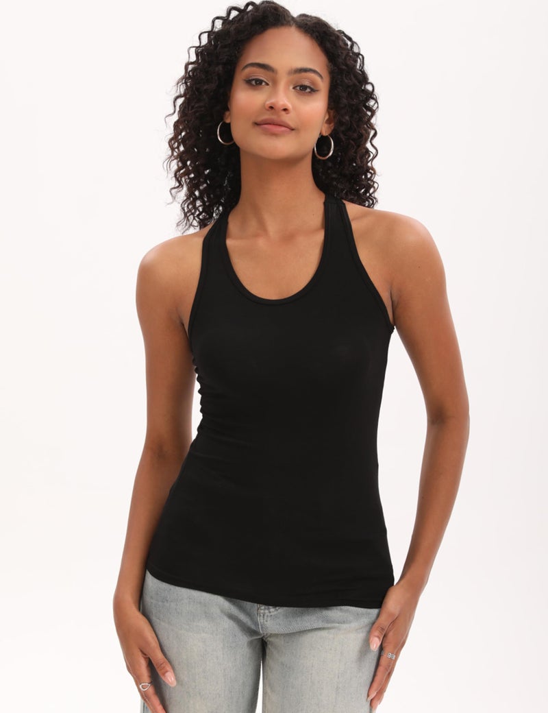 BQTQ 5 Pack Racerback Tank Tops for Women Sleeveless Workout Tank Top Ladies Undershirts Womens Black Tanks Tops, S - Image 2