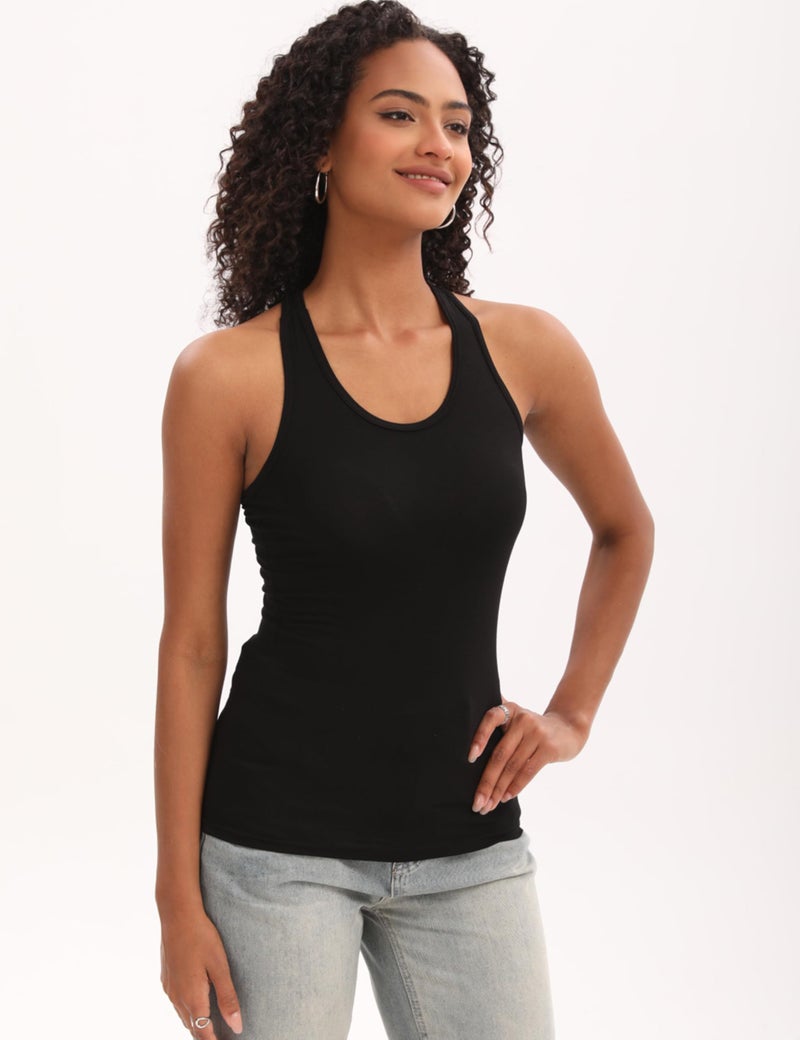 BQTQ 5 Pack Racerback Tank Tops for Women Sleeveless Workout Tank Top Ladies Undershirts Womens Black Tanks Tops, S - Image 4