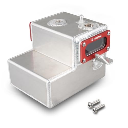 NICECNC Cooling Oil Tank Compatible with Yamaha Raptor 700 YFM700R 2014 Raptor 700R 2013 20152026 Raptor 700R SE 20172023 See Fitments Red Aluminum - Image 1