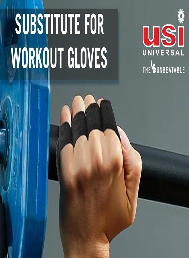 USI UNIVERSAL Weight Lifting Grip Pads, Hand Training Bar Straps Wrap Gloves for Men and Women, Free Size, 733GPK Comferto Grip Pad Moulded (1 Pair) - Image 5