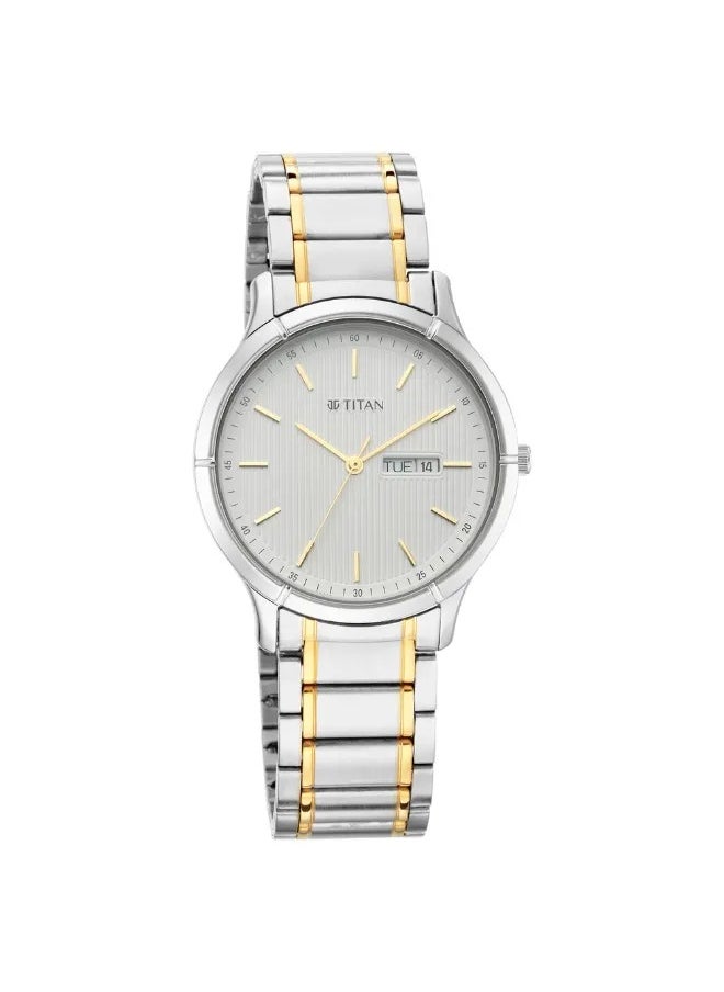 TITAN Men's Analog Round Shape Metal Wrist Watch - 1775BM02 - 47.3 Mm  - Image 1