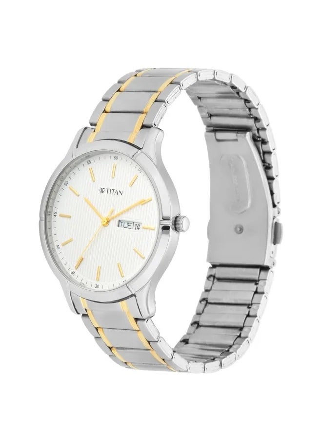 TITAN Men's Analog Round Shape Metal Wrist Watch - 1775BM02 - 47.3 Mm  - Image 3